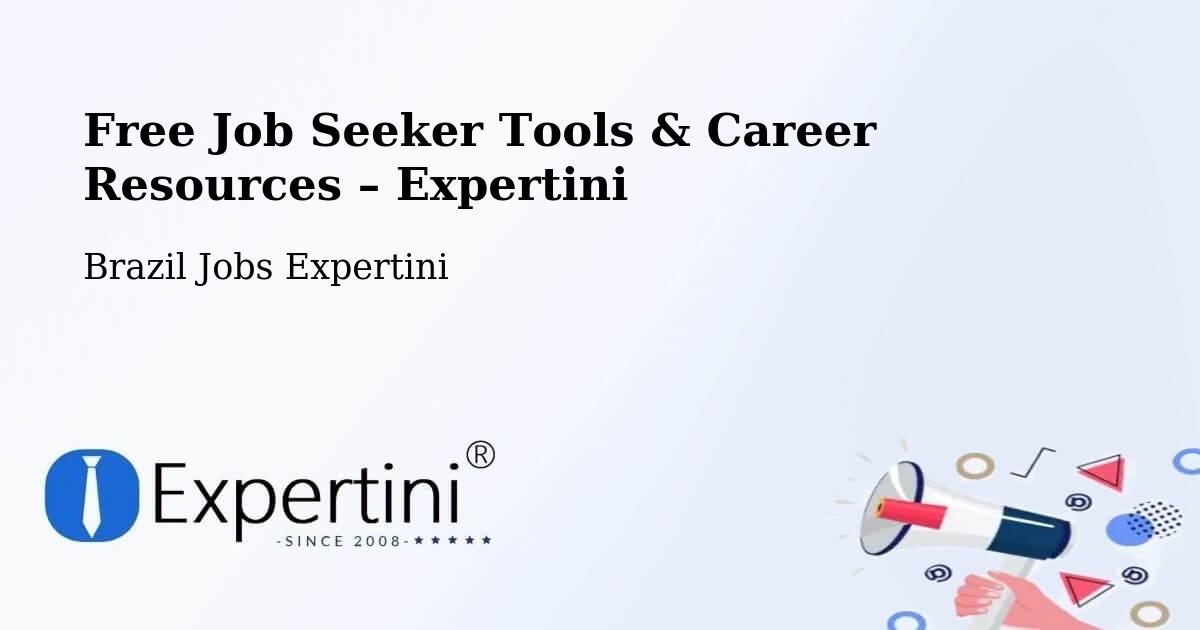 Free Job Seeker Tools & Career Resources – Sorriso - Sorriso, Brazil Jobs Expertini